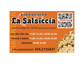 PIADINERIA LA SALSICCIA
